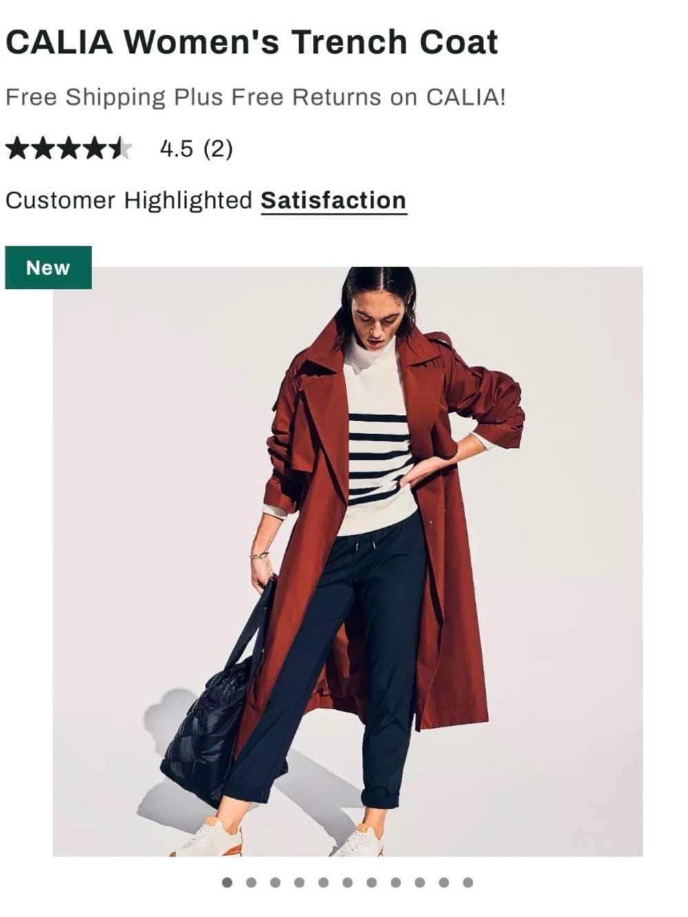 Calia Trench Coat
